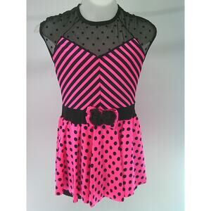 Dance Costume Small Adult Pink Curtain Call E1794 Jazz Clogging Musical Theater